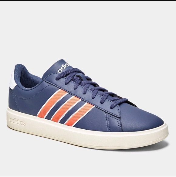adidas Other - ADIDAS Grand Court 2.0 Tennis Sneaker Men's Size US 12 Blue IH4806 Three Stripe